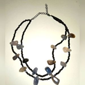necklace with multiple stones